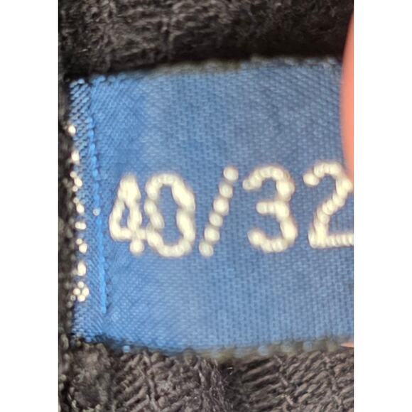 Polo Ralph Lauren Mens 36x31 Dark Navy Blue Corduroy Trouser Pleated Wide Relax - Picture 6 of 8